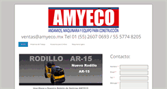 Desktop Screenshot of amyeco.com.mx